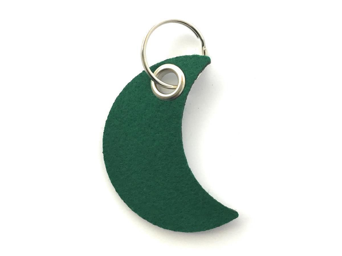 Mond - Schlüsselanhänger Filz in waldgrün