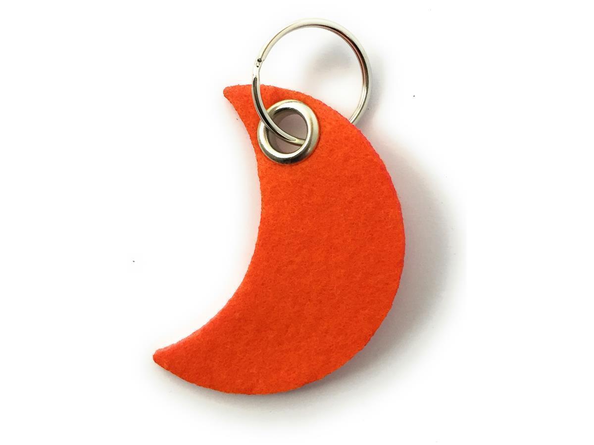 Mond - Schlüsselanhänger Filz in orange
