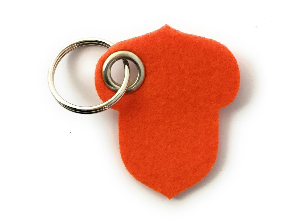 Schlüssel - Schlüsselanhänger Filz in orange