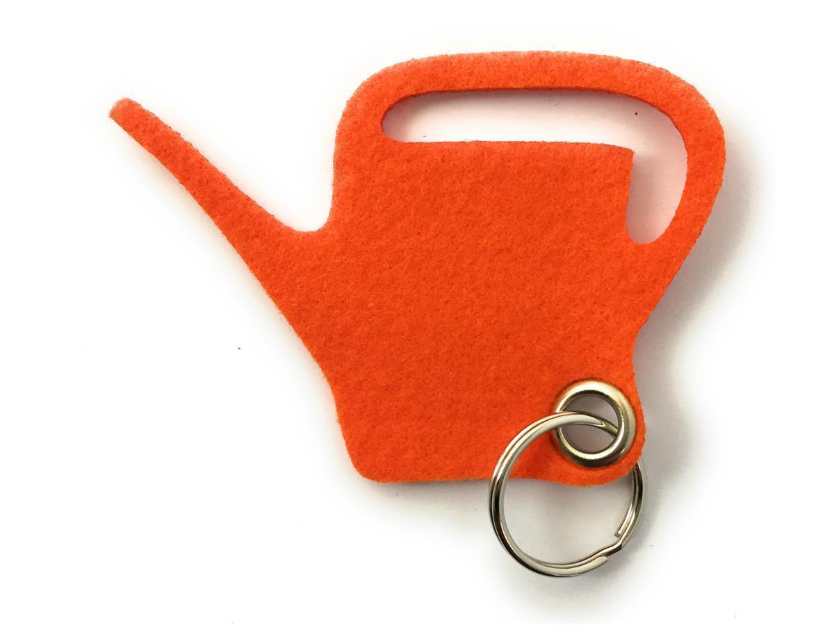 Giess-Kanne - Schlüsselanhänger Filz in orange