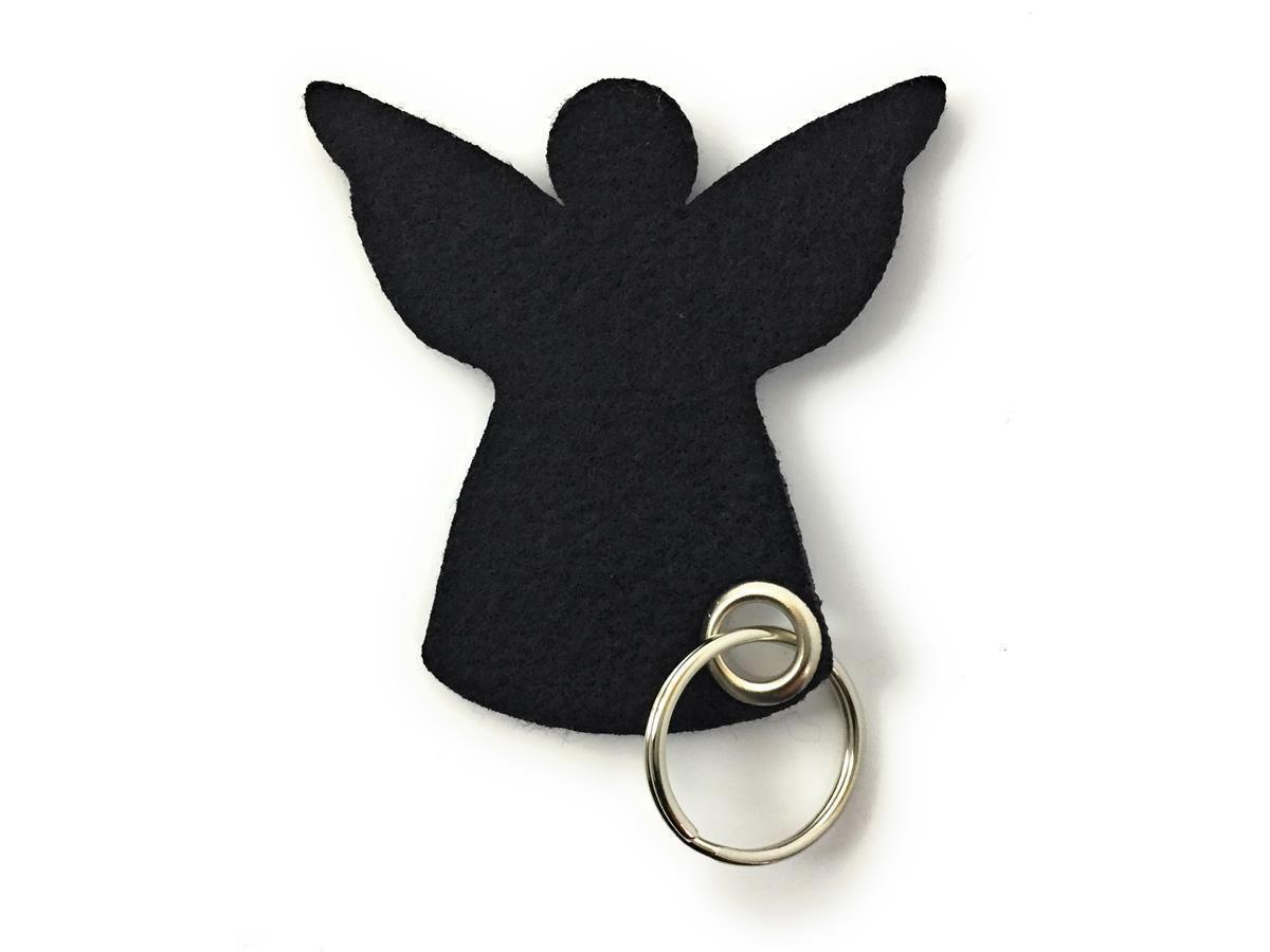 Engel - Schlüsselanhänger Filz in schwarz