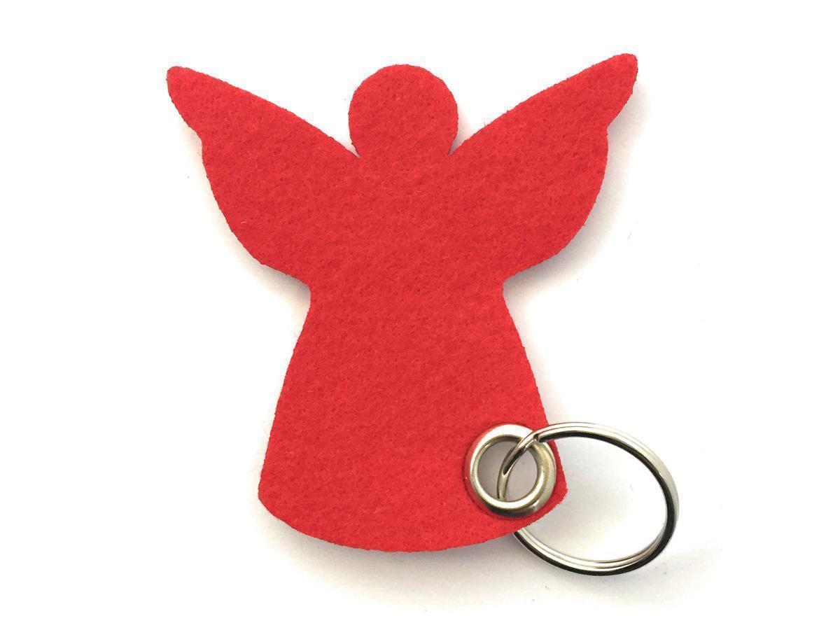 Engel - Schlüsselanhänger Filz in rot